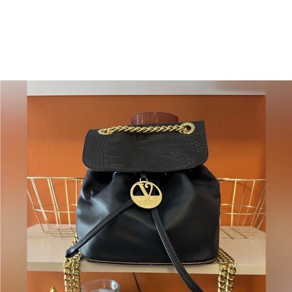 Valentina Blue 🔵 Backpack with Gold Accents💙 - Picture 2 of 10